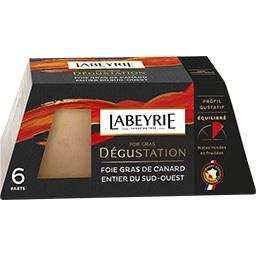 Labeyrie Labeyrie Foie Gras de Canard Entier dégustation du Sud-Ouest le foie gras de 6 parts - 200g