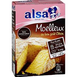 Alsa Alsa Préparation pour gâteau moelleux au bon goût citron le paquet de 435g