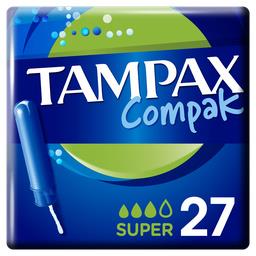 Tampax Tampons Compak avec applicateur - Super Le paquet de 27