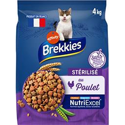 Brekkies Excel Brekkies Croquettes au poulet pour chats stérilisés le sac de 4kg