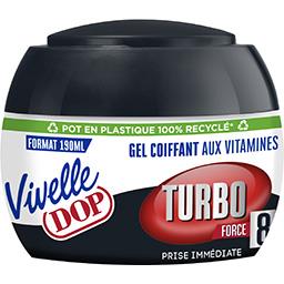 Dop Vivelle Dop Gel Cheveux Coiffant Fixation Turbo Le pot de 190ml