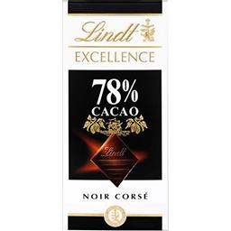 Lindt Lindt Excellence - Chocolat noir corsé 78% cacao la tablette de 100 g