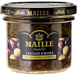 Maille Maille Apéritif - Olivade olives noires & vertes le pot de 95 g
