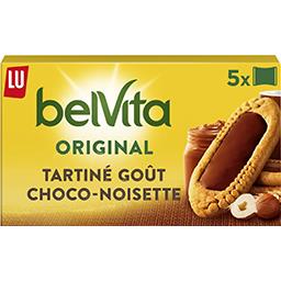 LU LU Belvita - Tartiné goût choco-noisette Original la boite de 15 biscuits - 250 g