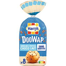 Harry's Harrys Doowap Brioches aux pépites de chocolat au lait Sans Additifs le paquet de 8 - 320g