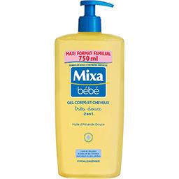 Gel Corps Et Cheveux Tres Doux 2en1 Huile D Amande Douce Mixa Bebe Intermarche