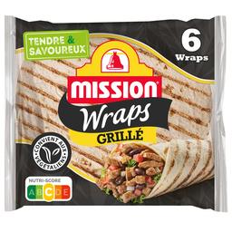 Mission Foods Mission Wraps grillé blé nature Le sachet de 370g