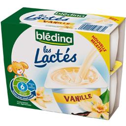 Lactes Dessert Vanille Des 6 Mois Bledina Intermarche