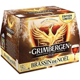 Grimbergen Grimbergen Bière Brassin de Noël les 12 bouteilles de 25 cl