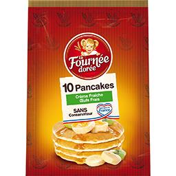 La Fournée Dorée La Fournée Dorée Pancakes crème fraiche et oeufs frais le paquet de 10 - 350g