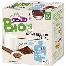 Creme Dessert Cacao Bio Des 18 Mois Bio Pommette Intermarche