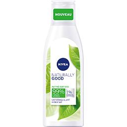 Nivea Nivea Naturally Good - Lait démaquillant hydratant au thé vert bio le flacon de 200 ml