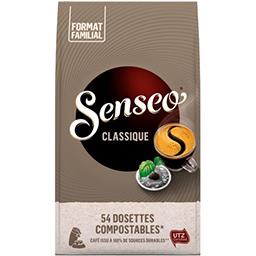 Maison du Café Senseo Dosettes de café moulu Classique le paquet de 54 dosettes - 375 g - Format Familial