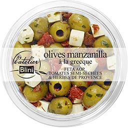 Blini L'Atelier Blini Olives manzanilla a la grecque Le pot de 150g