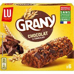 LU LU Grany - Barres céréales chocolat la boite de 6 - 125 g