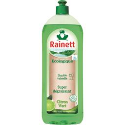Rainett Rainett Liquide vaisselle citron vert super dégraissant le flacon de 750 ml