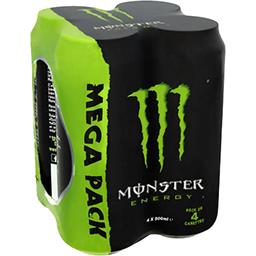 Monster Monster Boisson énergisante Energy les 4 boites de 500 ml