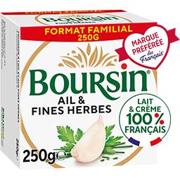 Boursin Boursin Fromage à tartiner ail & fines herbes la boite de 250 g