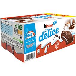Kinder Kinder Délice - Gâteau enrobé au cacao les 20 gâteaux de 39 g