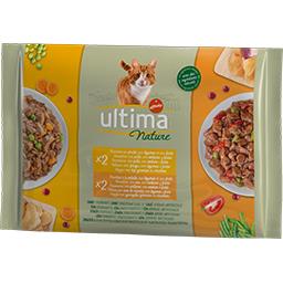 Ultima Ultima Nature bouchées pour chat poulet & volaille les 4 sachets de 85 g