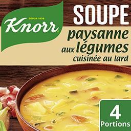 Knorr Knorr Soupe paysanne aux légumes cuisinée au lard le sachet de 97 g