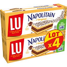 LU LU Napolitain - Gâteaux L'Original le lot de 4 boites de 180 g