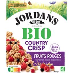 Jordans Jordans Céréales complètes Bio - flocons d'avoine et framboises cassis cranberries le paquet de 400g