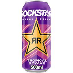 Rockstar Energy Drink Rockstar Boisson énergisante goût Tropical Goyave la canette de 50cl