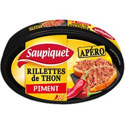 Saupiquet Saupiquet Rillettes de thon au piment la barquette de 115g