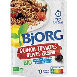 Bjorg Bjorg Plat cuisiné quinoa tomates olives Bio le sachet de 250g