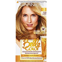 Garnier Garnier Belle Color - Coloration permanente blond doré naturel 3 la boite