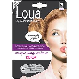 Loua by L. Dumont Loua by L. Dumont Masque visage en tissu Detox le sachet de 23 ml