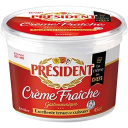 Président Président Crème fraîche gastronomique le pot de 45 cl