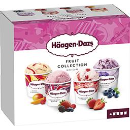 Häagen-Dazs Häagen-dazs Minicup Fruit Collection les 4 pots de 95ml - 380ml