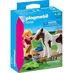 Playmobil® Playmobil Enfant avec poney, à partir de 4 ans la boite