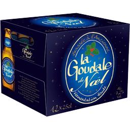 La Goudale La goudale Bière de Noël fermentation haute les 12 bouteilles de 25 cl