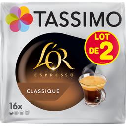 Maison du Café L'Or Café moulu Espresso Classique les 2 paquets de 104 g