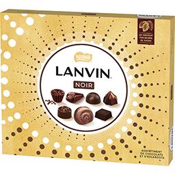 Lanvin Assortiment de bonbons de chocolat noir la boîte de 30 - 294g