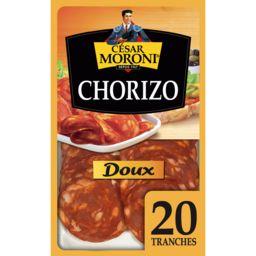 César Moroni César Moroni Chorizo doux en tranches la barquette de 20 tranches - 100 g