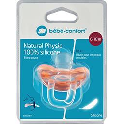 Sucettes Natural Physio100 Silicone 6 18m Bebe Confort Intermarche