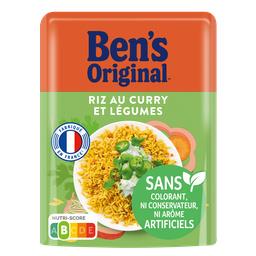 Ben's Original Riz au curry et légumes le sachet de 220g