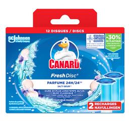 Canard WC Fresh Disc - Recharge disque nettoyant WC fraîcheur marine le lot de 2