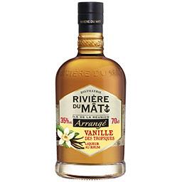 Rivière du Mat Rivière du Mât Rhum arrangé vanille des tropiques la bouteille de 70cl