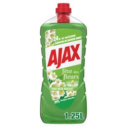 Ajax Ajax Fête des fleurs - Nettoyant ménager sol et multi-surfaces parfum fraîcheur muguet, éco-responsable La bouteille de 1.25l