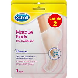 Scholl Scholl Masque Pieds Très Hydratant le lot de 2 paquets x 1 masque