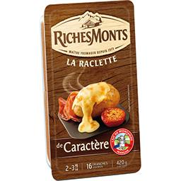 Riches Monts Richesmonts La Raclette de Caractère la barquette de 16 tranches - 420 g