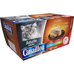 Fines Mousses Au Saumon Poulet Dinde Rognons Pour Chats Canaillou Intermarche