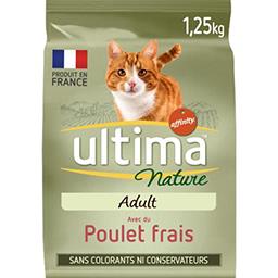 Ultima Ultima Nature - Croquettes pour chat adulte poulet légumes céréales le sac de 1,25kg