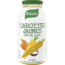 Knorr Knorr Soupe de carottes jaunes et lait de coco la bouteille 450ml