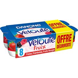 Danone Danone Velouté - Yaourts aux fruits rouges les 8 pots de 125 g